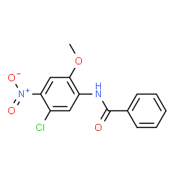 ChemSpider 2D Image | N-(5-Chloro-2-methoxy-4-nitrophenyl)benzamide | C14H11ClN2O4