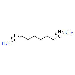 ChemSpider 2D Image | 1,8-(1,8-~14~C_2_)Octanediamine | C614C2H20N2