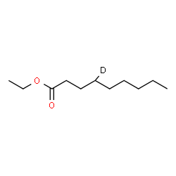 ChemSpider 2D Image | Ethyl (4-~2~H_1_)nonanoate | C11H21DO2