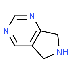 ChemSpider 2D Image | 5H,6H,7H-pyrrolo[3,4-d]pyrimidine | C6H7N3