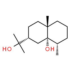 ChemSpider 2D Image | (4S,5S,7R,10S)-4β,10α-eudesmane-5β,11-diol | C15H28O2