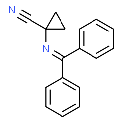 ChemSpider 2D Image | 1-[(Diphenylmethylene)amino]cyclopropanecarbonitrile | C17H14N2