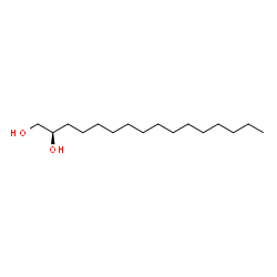 ChemSpider 2D Image | (2R)-1,2-Hexadecanediol | C16H34O2
