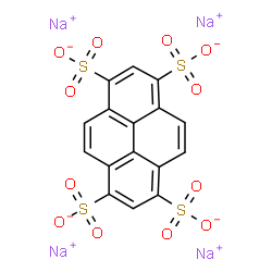 ChemSpider 2D Image | Tetrasodium pyrene-1,3,6,8-tetrasulfonate | C16H6Na4O12S4