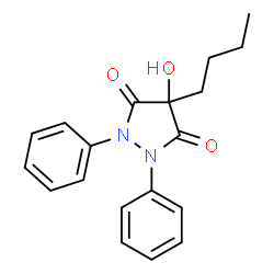 ChemSpider 2D Image | 4-hydroxyphenylbutazone | C19H20N2O3