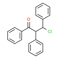 ChemSpider 2D Image | 3-Chloro-1,2,3-triphenyl-1-propanone | C21H17ClO