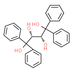 ChemSpider 2D Image | (2R,3R)-1,1,4,4-Tetraphenyl-1,2,3,4-butanetetrol | C28H26O4