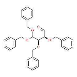 ChemSpider 2D Image | (2S,3R)-2,3,4,4-Tetrakis(benzyloxy)butanal | C32H32O5