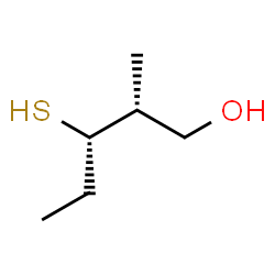 ChemSpider 2D Image | (2R,3S)-2-Methyl-3-sulfanyl-1-pentanol | C6H14OS