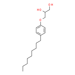 ChemSpider 2D Image | 3-(4-Nonylphenoxy)-1,2-propanediol | C18H30O3