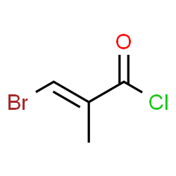 ChemSpider 2D Image | (2E)-3-Bromo-2-methylacryloyl chloride | C4H4BrClO