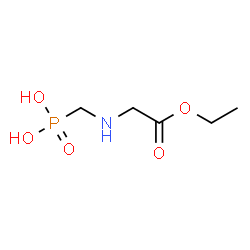 ChemSpider 2D Image | Ethyl N-(phosphonomethyl)glycinate | C5H12NO5P