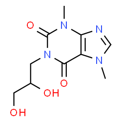 ChemSpider 2D Image | Dihydroxypropyltheobromine | C10H14N4O4