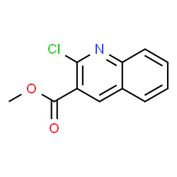 ChemSpider 2D Image | Methyl 2-chloro-3-quinolinecarboxylate | C11H8ClNO2