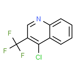 ChemSpider 2D Image | 4-Chloro-3-(trifluoromethyl)quinoline | C10H5ClF3N