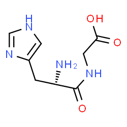 ChemSpider 2D Image | L-HISTIDYL-GLYCINE | C8H12N4O3