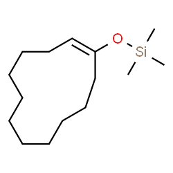 ChemSpider 2D Image | [(1E)-1-Cyclododecen-1-yloxy](trimethyl)silane | C15H30OSi