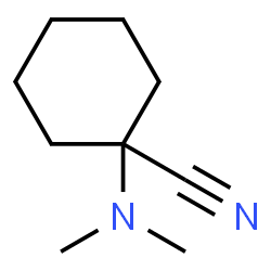 ChemSpider 2D Image | 1-(Dimethylamino)cyclohexanecarbonitrile | C9H16N2