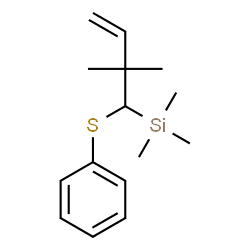 ChemSpider 2D Image | [2,2-Dimethyl-1-(phenylsulfanyl)-3-buten-1-yl](trimethyl)silane | C15H24SSi
