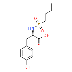 ChemSpider 2D Image | N-(Butylsulfonyl)-L-tyrosine | C13H19NO5S