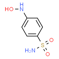 ChemSpider 2D Image | 4-(Hydroxyamino)benzenesulfonamide | C6H8N2O3S