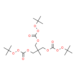 ChemSpider 2D Image | 2-Methyl-1,3-bis({[(2-methyl-2-propanyl)peroxy]carbonyl}oxy)-2-[({[(2-methyl-2-propanyl)peroxy]carbonyl}oxy)methyl]propane | C20H36O12