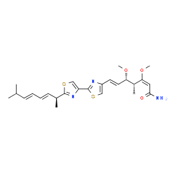 ChemSpider 2D Image | (+)-myxothiazol A | C25H33N3O3S2