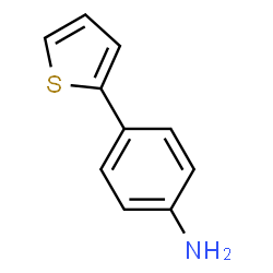 ChemSpider 2D Image | 4-thien-2-ylaniline | C10H9NS