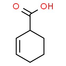 ChemSpider 2D Image | 2-Cyclohexene-1-carboxylic acid | C7H10O2