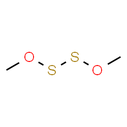 ChemSpider 2D Image | [(Methoxydisulfanyl)oxy]methane | C2H6O2S2