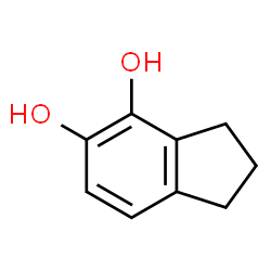 ChemSpider 2D Image | 4,5-Indanediol | C9H10O2