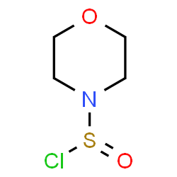ChemSpider 2D Image | 4-Morpholinesulfinyl chloride | C4H8ClNO2S