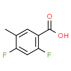ChemSpider 2D Image | 2,4-difluoro-5-methylbenzoic acid | C8H6F2O2