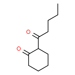 ChemSpider 2D Image | 2-Pentanoylcyclohexanone | C11H18O2