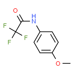 ChemSpider 2D Image | 4-Methoxy-2,2,2-trifluoroacetanilide | C9H8F3NO2