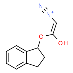 ChemSpider 2D Image | (Z)-2-(2,3-Dihydro-1H-inden-1-yloxy)-2-hydroxyethenediazonium | C11H11N2O2