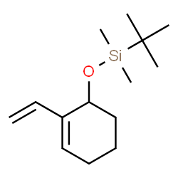 ChemSpider 2D Image | Dimethyl(2-methyl-2-propanyl)[(2-vinyl-2-cyclohexen-1-yl)oxy]silane | C14H26OSi