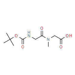 ChemSpider 2D Image | N-{[(2-Methyl-2-propanyl)oxy]carbonyl}glycyl-N-methylglycine | C10H18N2O5