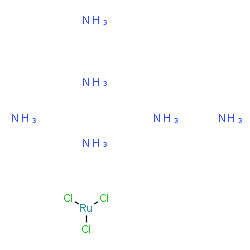 ChemSpider 2D Image | Trichlororuthenium hexaammoniate | H18Cl3N6Ru