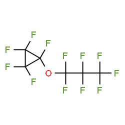 ChemSpider 2D Image | Pentafluoro(heptafluoropropoxy)cyclopropane | C6F12O