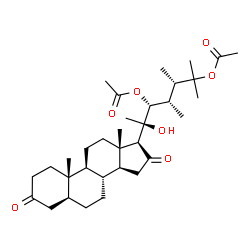 ChemSpider 2D Image | hippuristerone E | C33H52O7