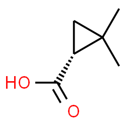 ChemSpider 2D Image | (R)-2,2-DIMETHYLCYCLOPROPANECARBOXYLIC ACID | C6H10O2