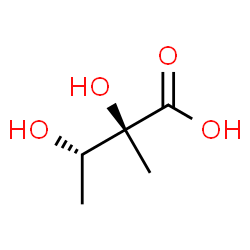 ChemSpider 2D Image | (2S,3S)-2,3-Dihydroxy-2-methylbutanoic acid | C5H10O4