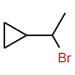 ChemSpider 2D Image | (1-Bromoethyl)cyclopropane | C5H9Br