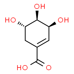 ChemSpider 2D Image | (+)-Shikimic acid | C7H10O5