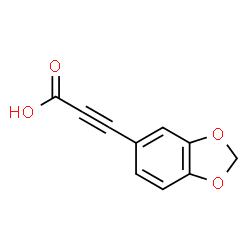 ChemSpider 2D Image | 3-(1,3-Benzodioxol-5-yl)-2-propynoic acid | C10H6O4