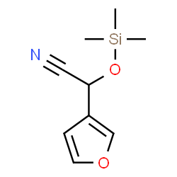 ChemSpider 2D Image | 3-Furyl[(trimethylsilyl)oxy]acetonitrile | C9H13NO2Si