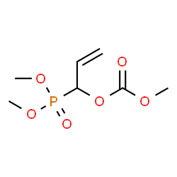 ChemSpider 2D Image | Dimethyl {1-[(methoxycarbonyl)oxy]-2-propen-1-yl}phosphonate | C7H13O6P