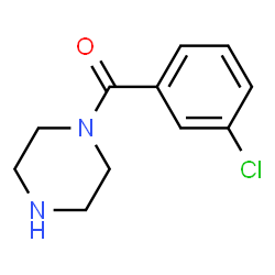 ChemSpider 2D Image | (3-Chlorophenyl)-1-piperazinylmethanone | C11H13ClN2O
