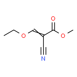 ChemSpider 2D Image | Methyl 2-cyano-3-ethoxyacrylate | C7H9NO3